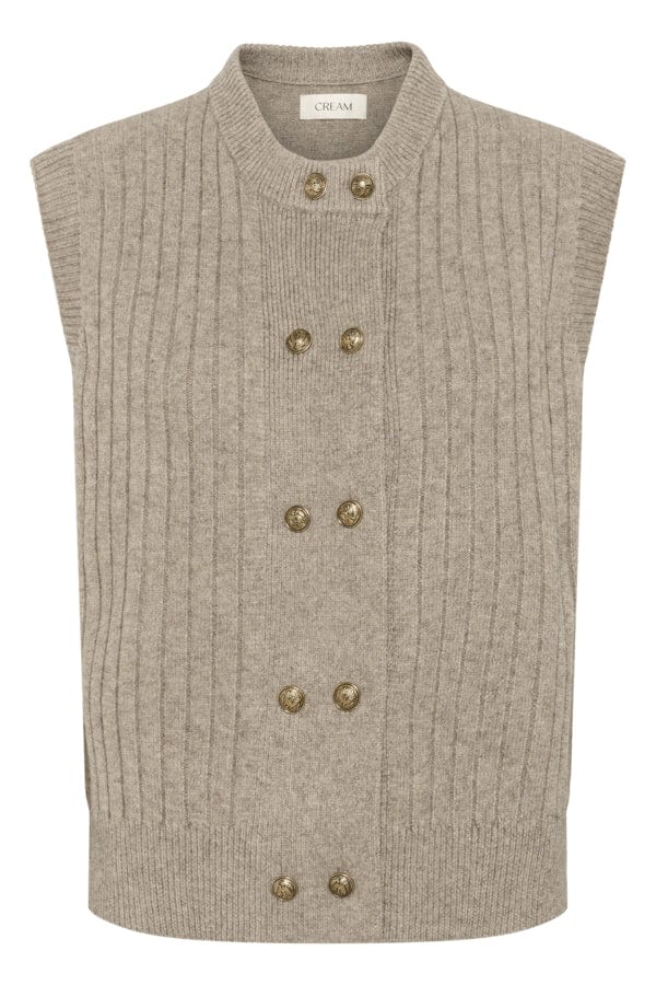 CREAM Knit Waistcoat