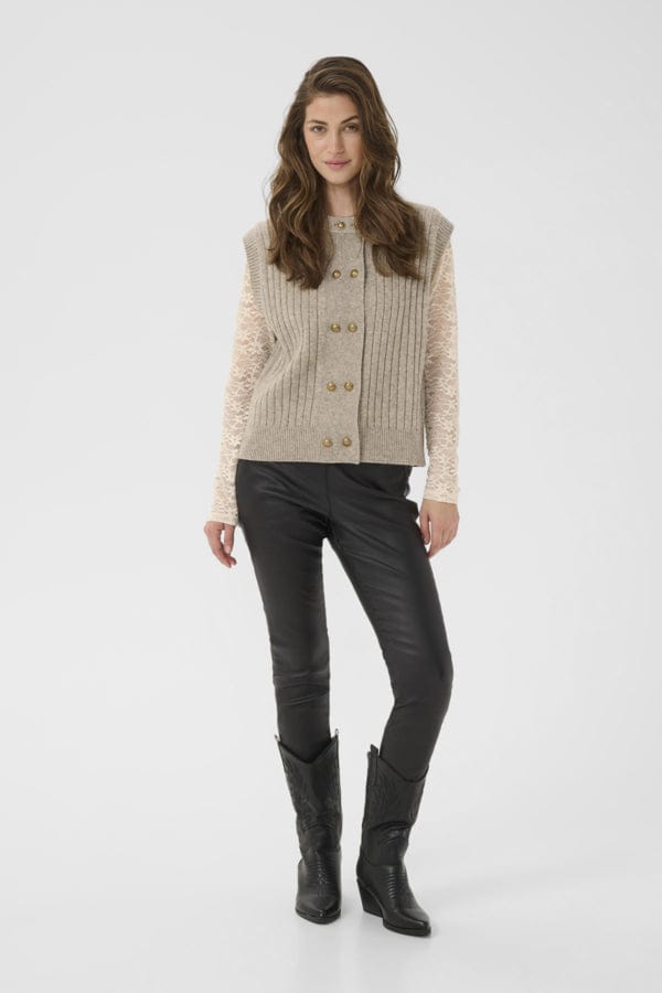 CREAM Knit Waistcoat