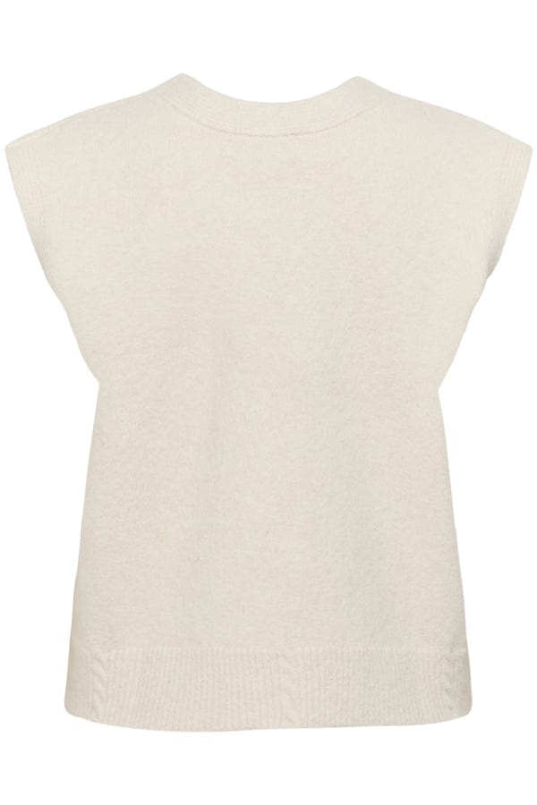 CREAM Pearl Buttoned Waistcoat