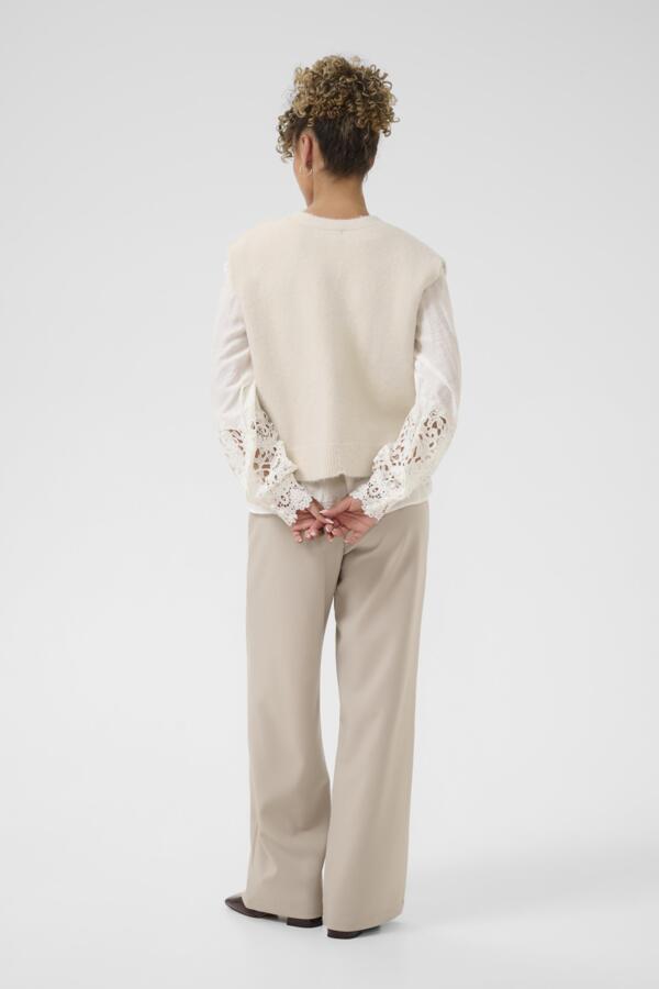 CREAM Pearl Buttoned Waistcoat