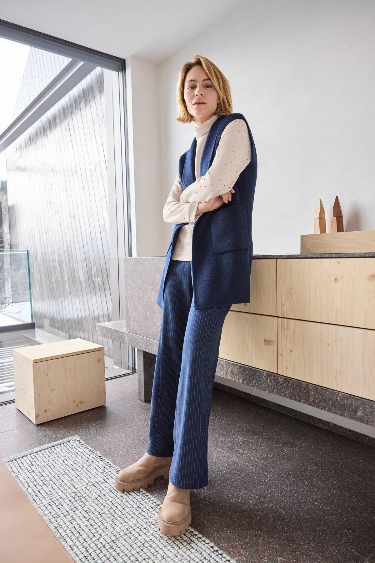 Barbara Lebek Stripe Trouser