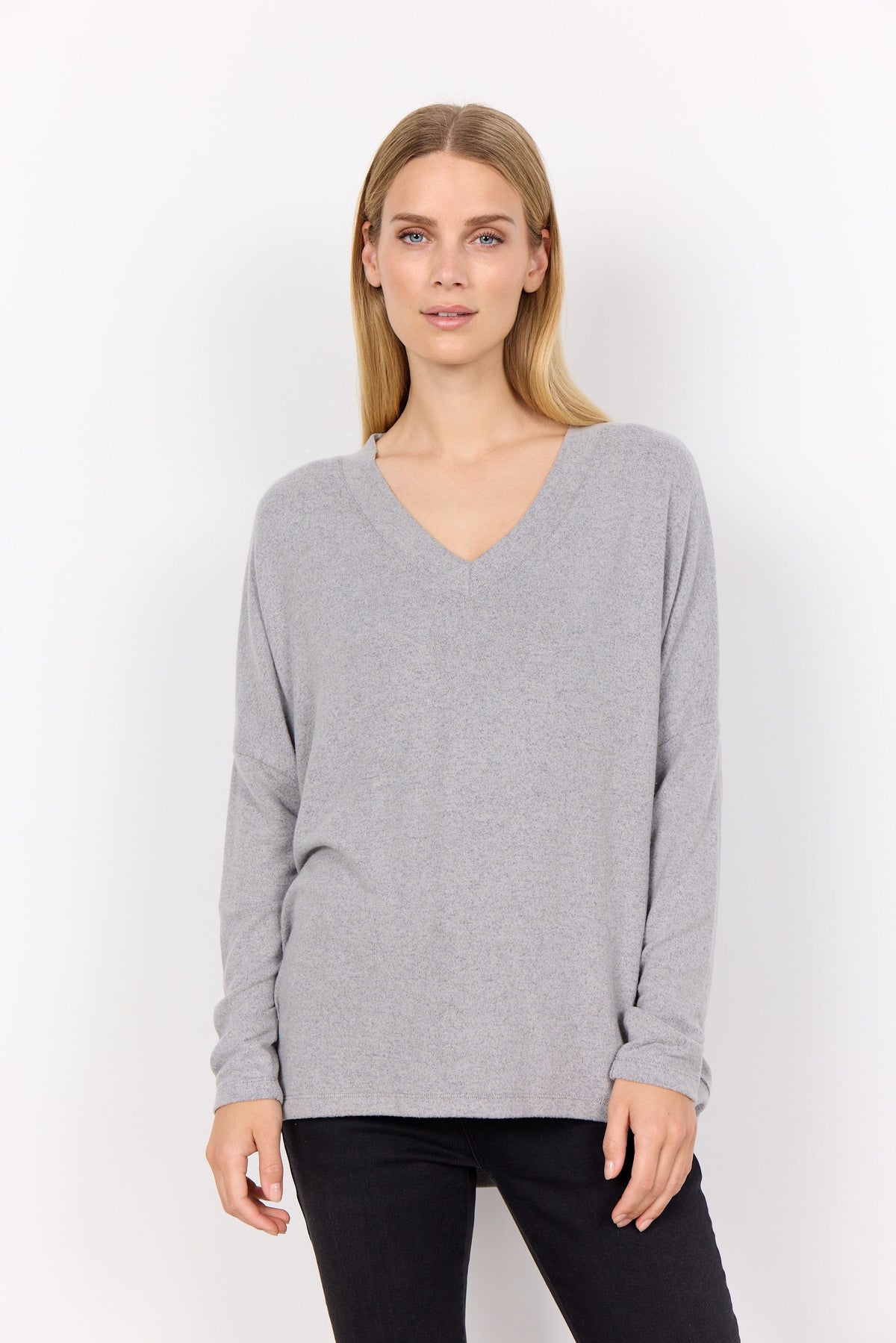 Soyaconcept V-neck Soft Fleece Top