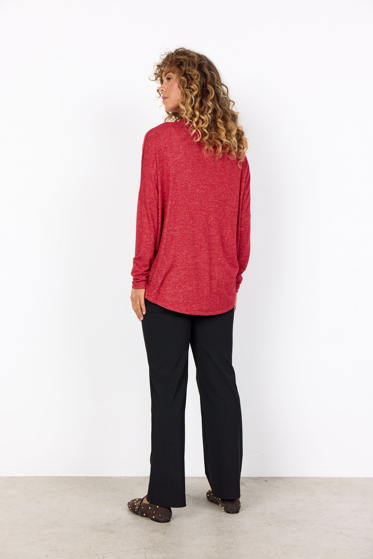 Soyaconcept V-neck Soft Fleece Top