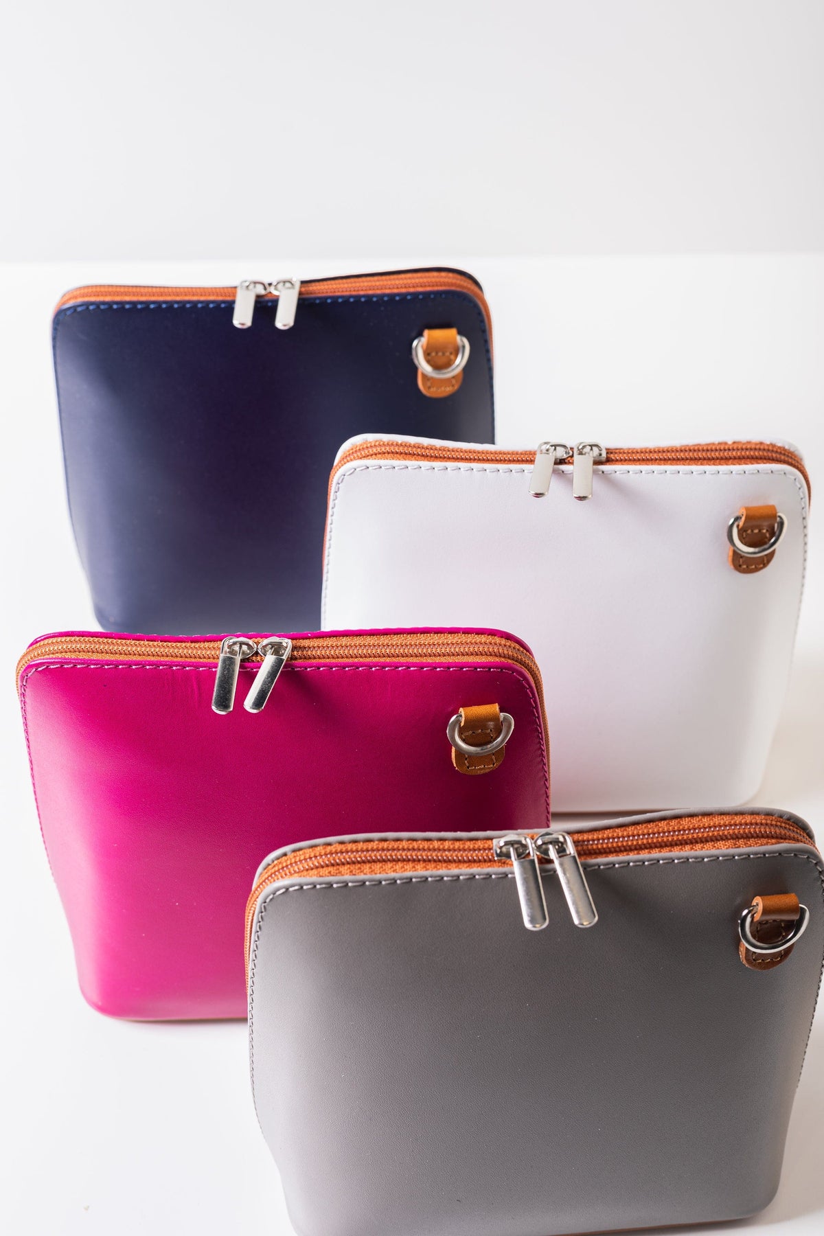 Zip Leather Bag