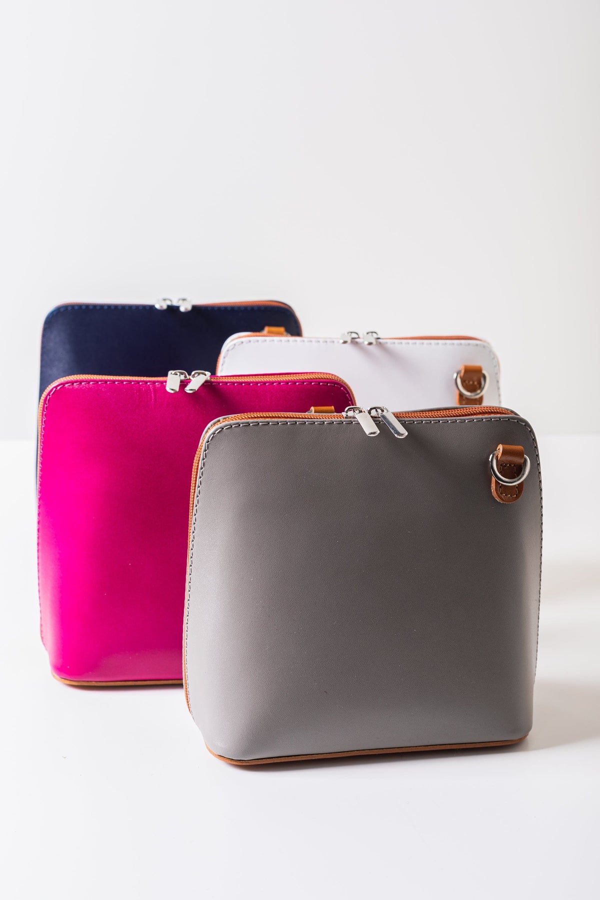 Zip Leather Bag