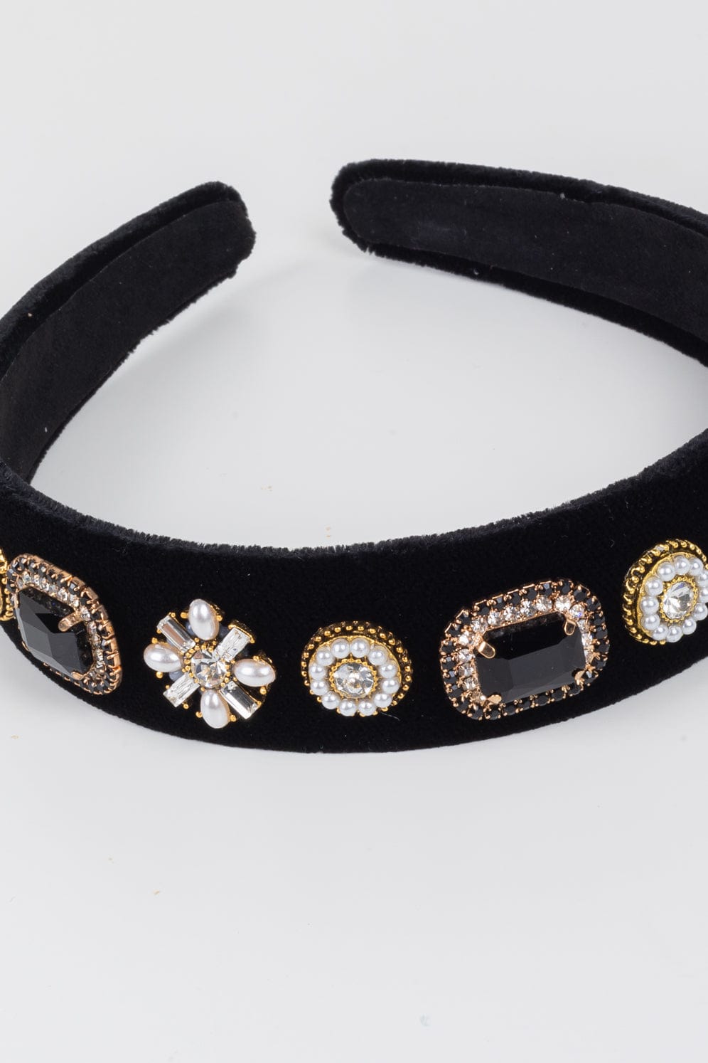 Obsidian Crystal Headband