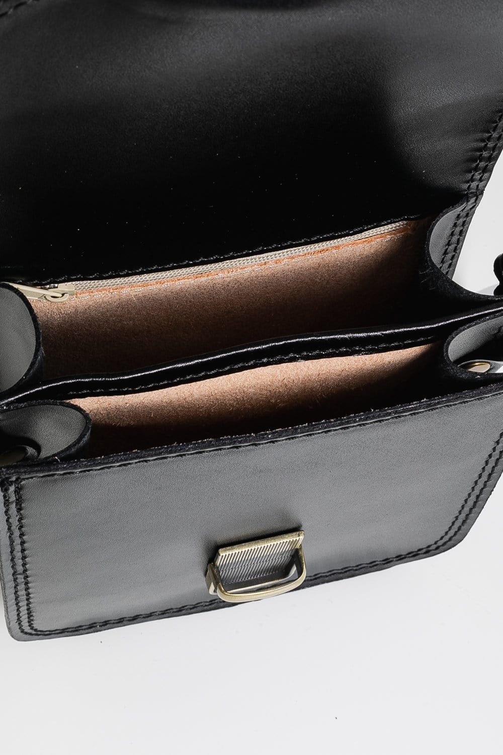 Leather Clasp Bag