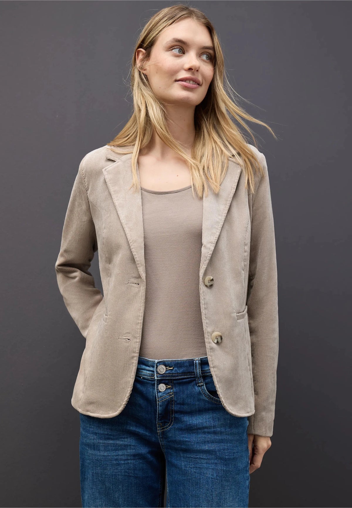 Street One Corduroy Blazer