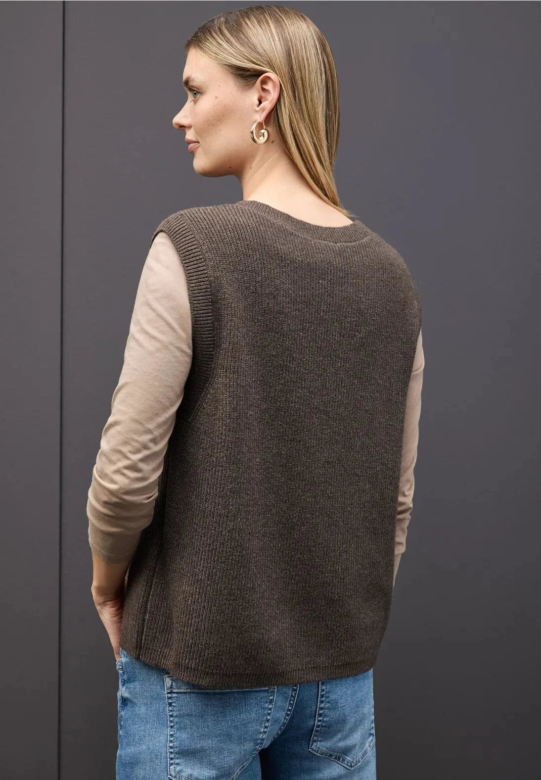 Street One Sleeveless Cardigan