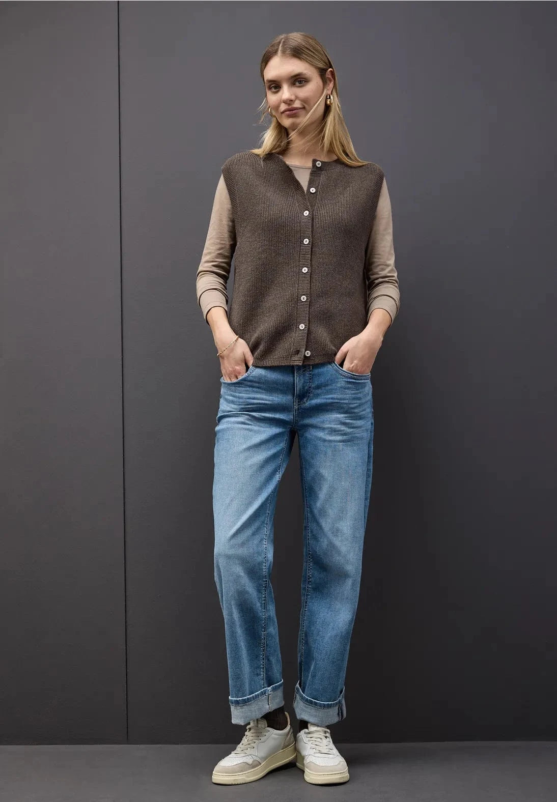 Street One Sleeveless Cardigan