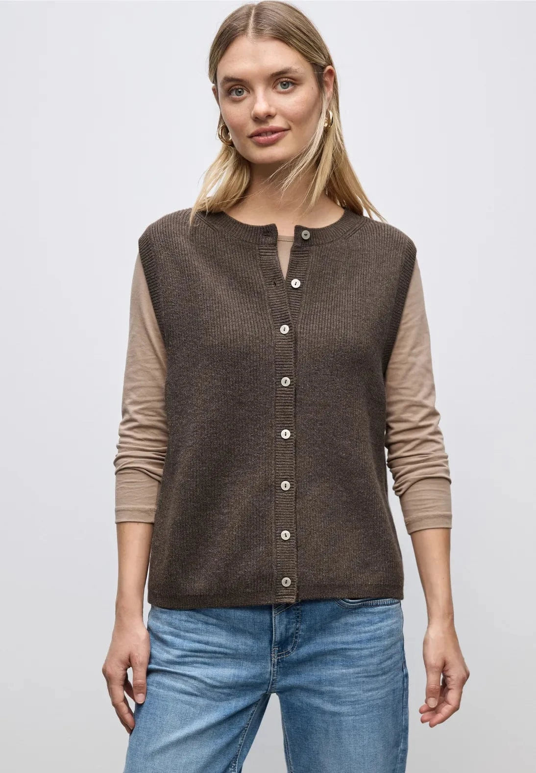 Street One Sleeveless Cardigan