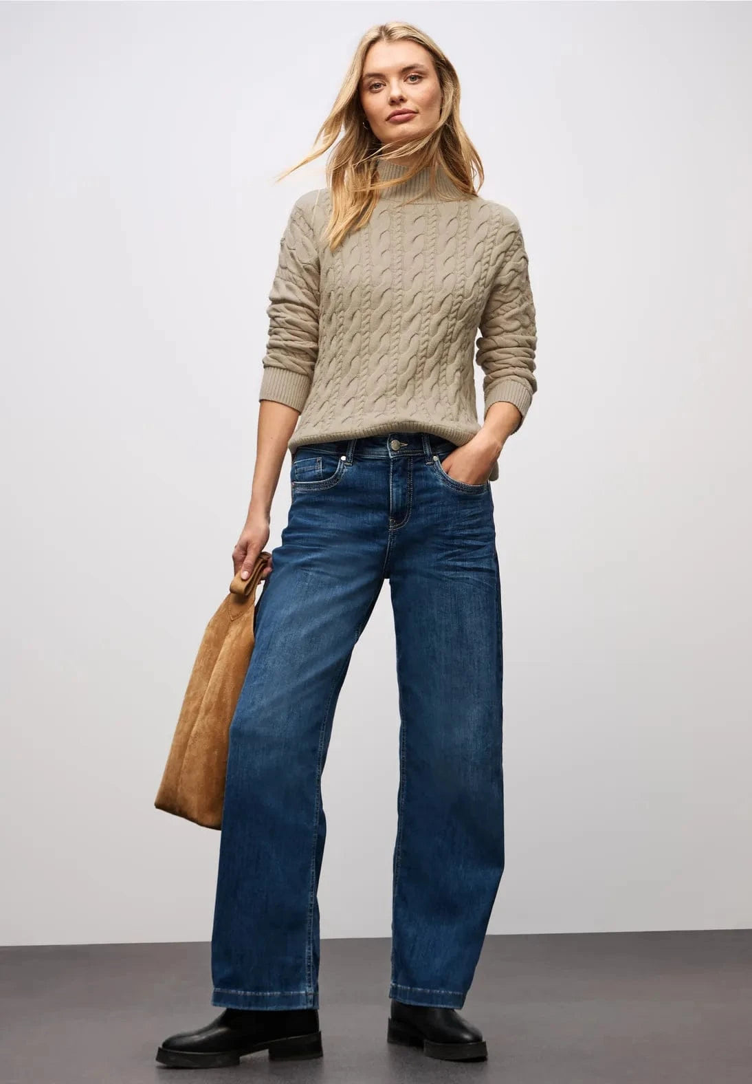 Street One Cable Sweater