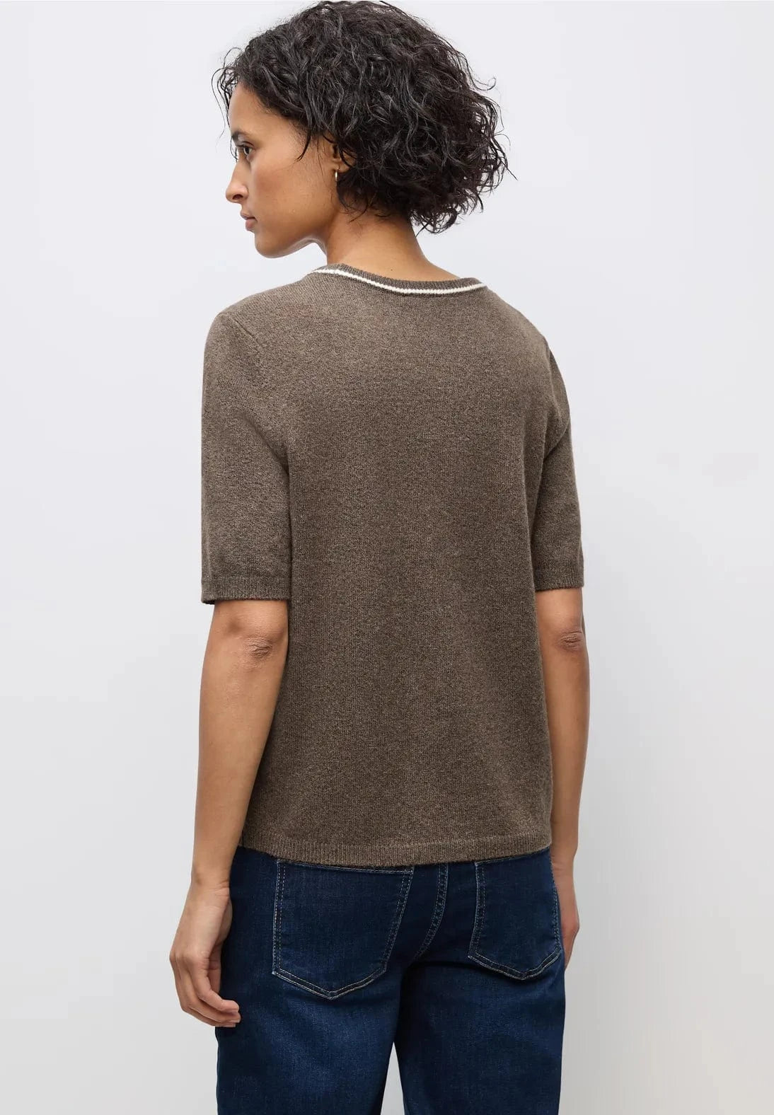 Street One Half Sleeve Round Neck Sweater