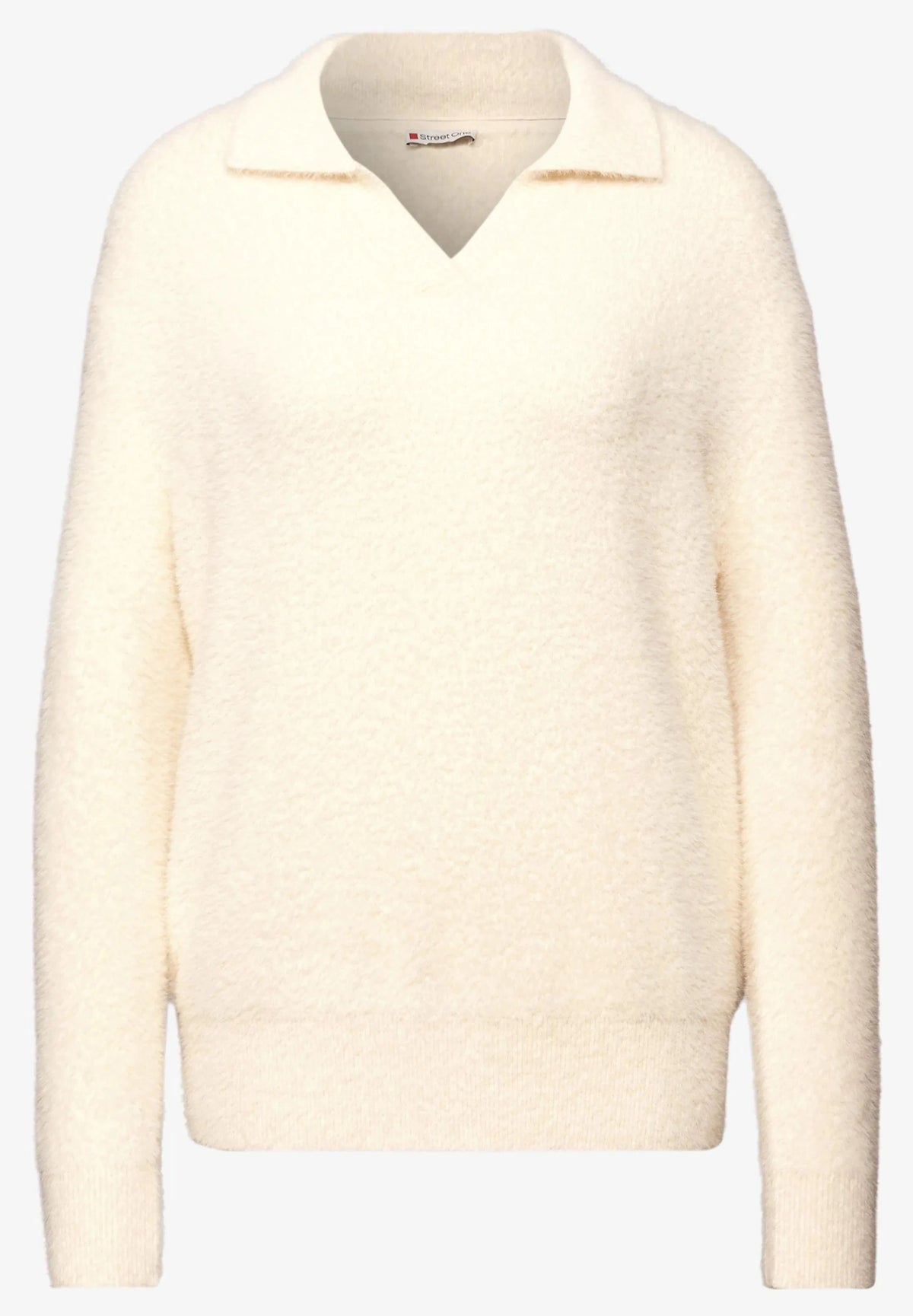 Street One Fluffy Polo Neck Sweater