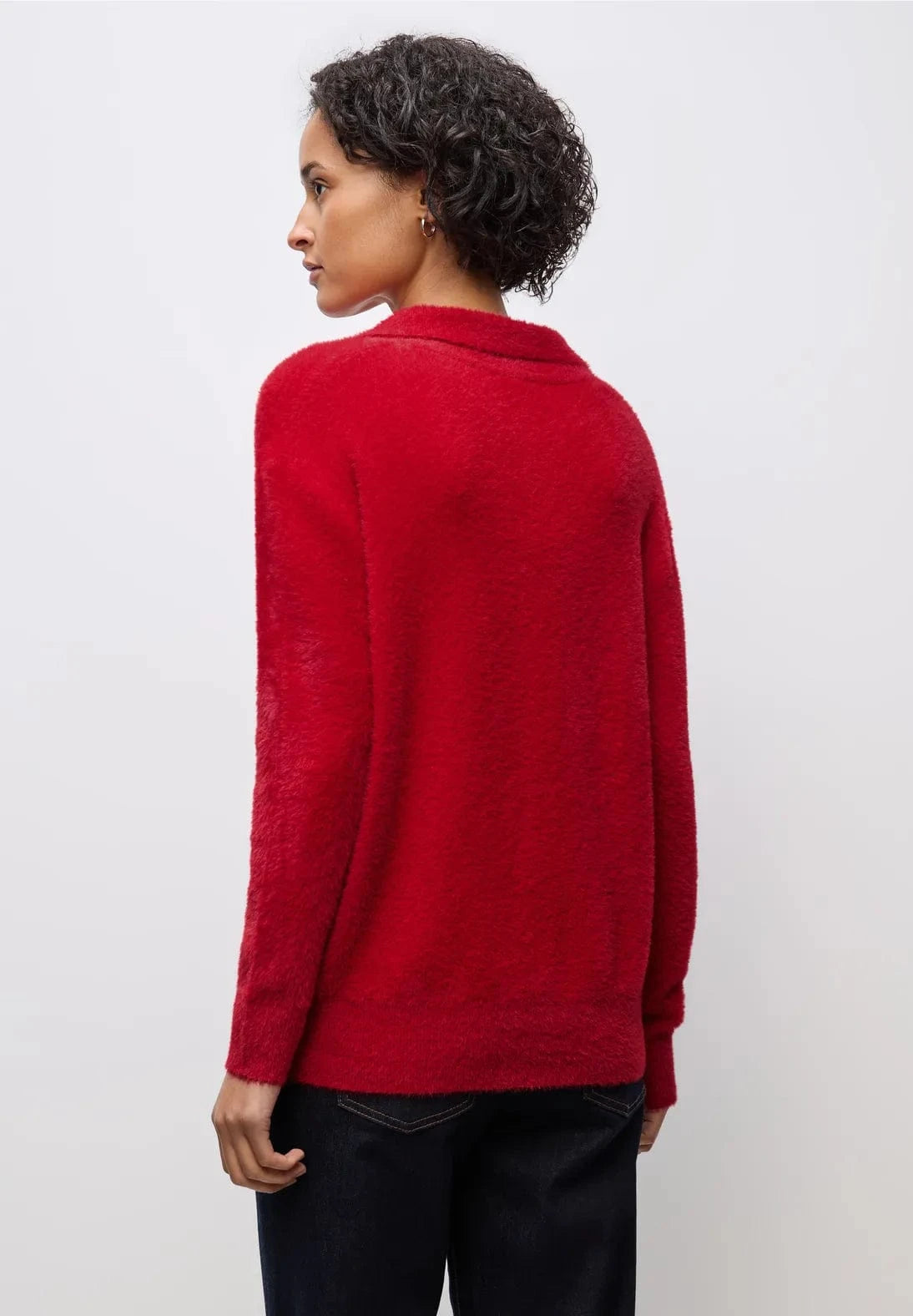 Street One Fluffy Polo Neck Sweater
