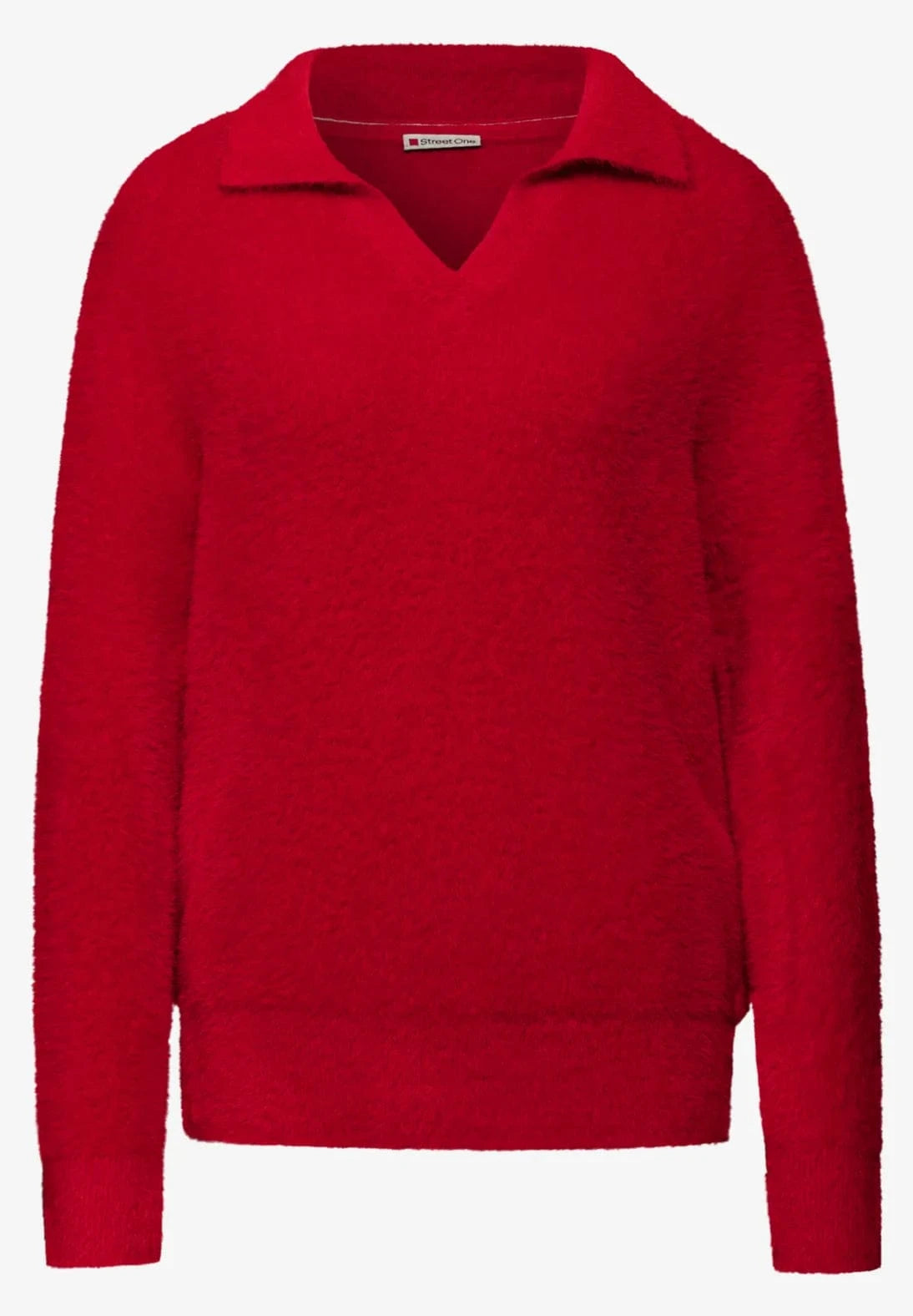 Street One Fluffy Polo Neck Sweater