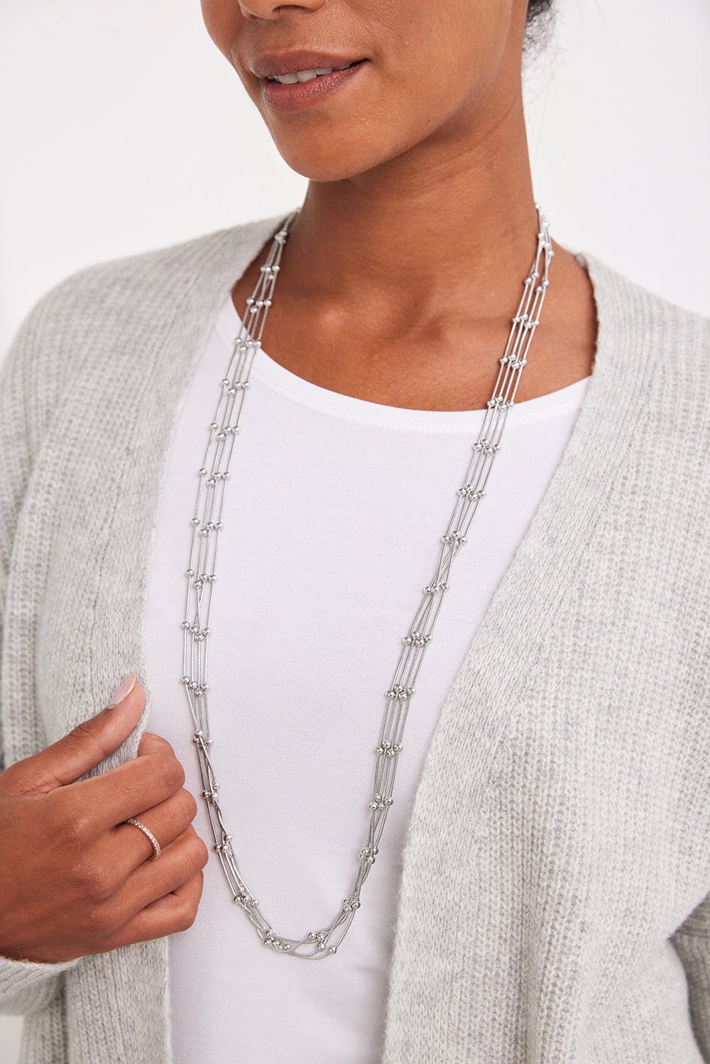 Sadhbh Silver Necklace