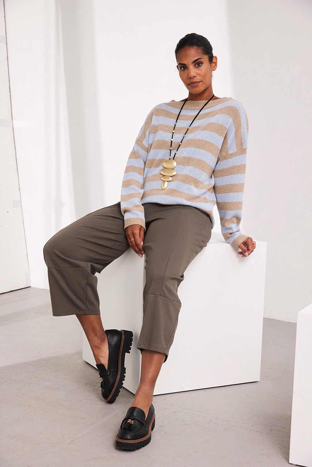 ART Stripe Fine Knit