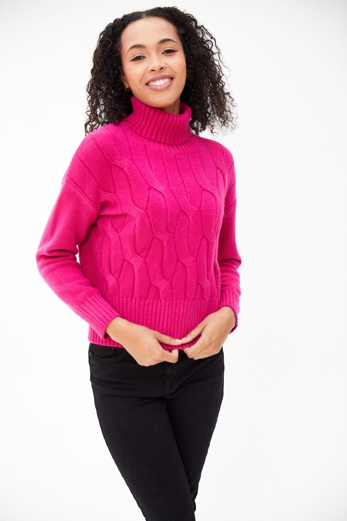 Kartner Cable Front Polo Neck