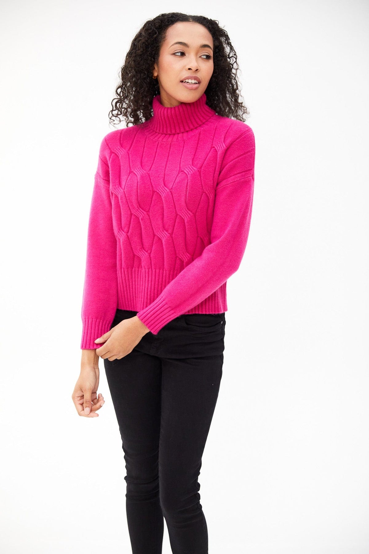 Kartner Cable Front Polo Neck