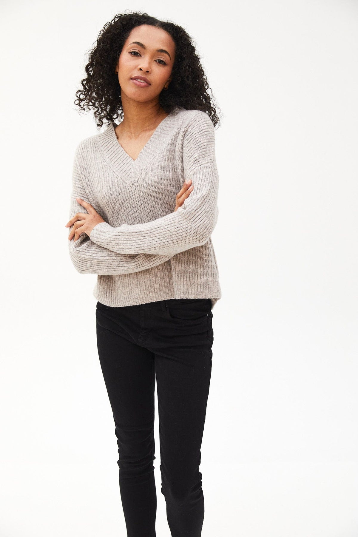 Kartner V-Neck Chunky Knit