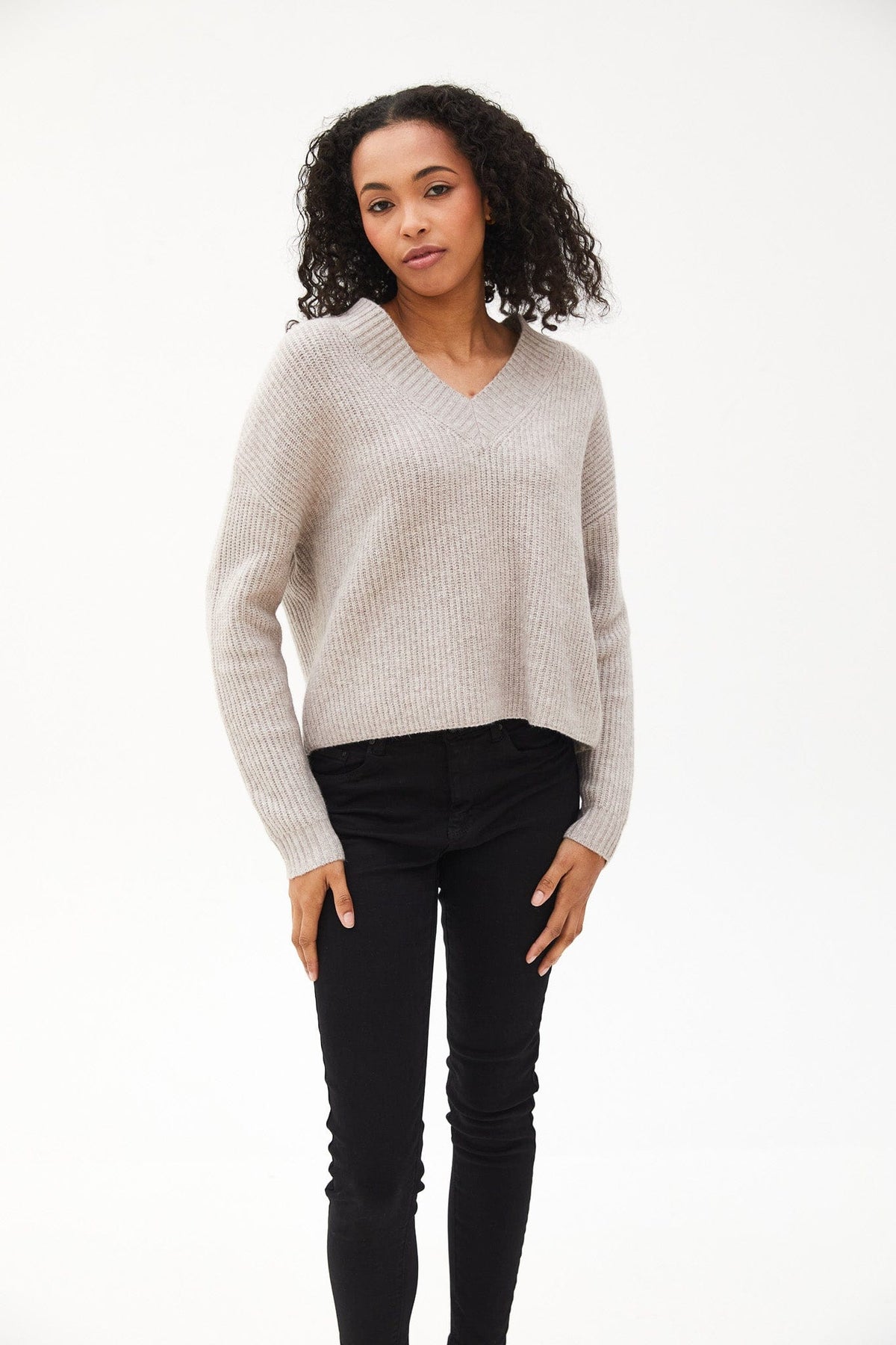 Kartner V-Neck Chunky Knit