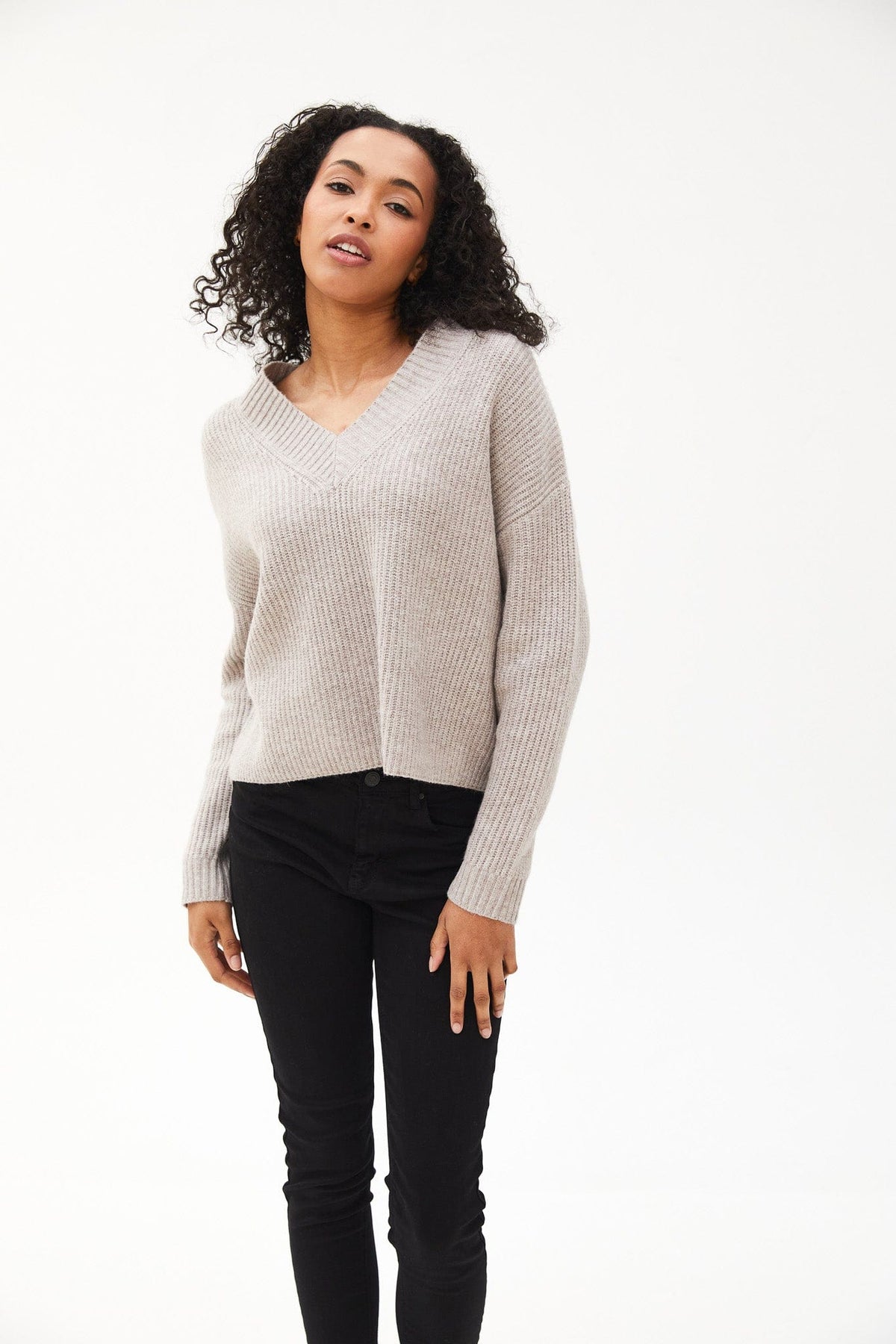Kartner V-Neck Chunky Knit