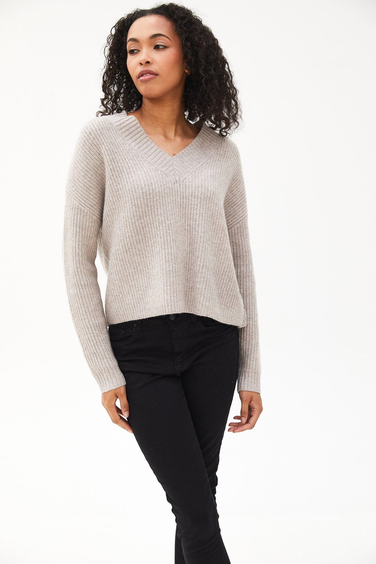 Kartner V-Neck Chunky Knit