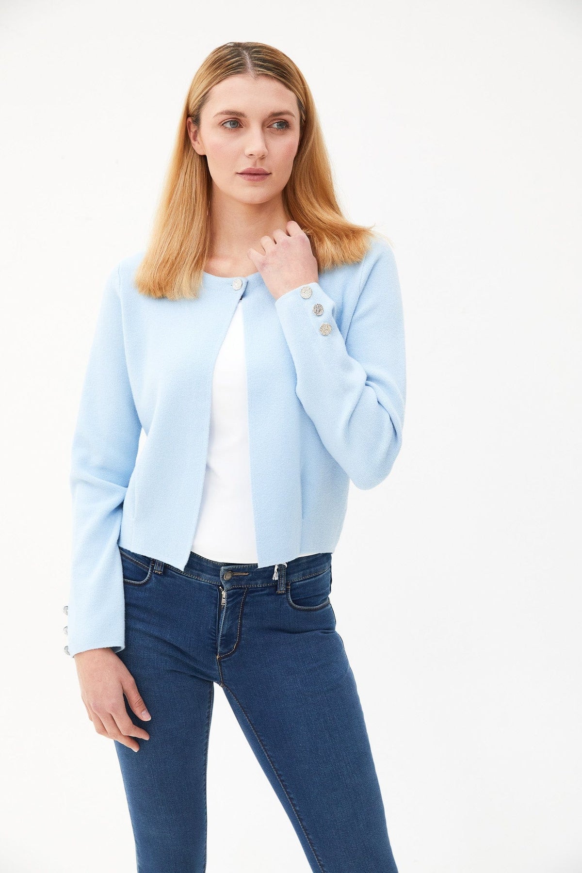 Kartner Pintuck Cardigan