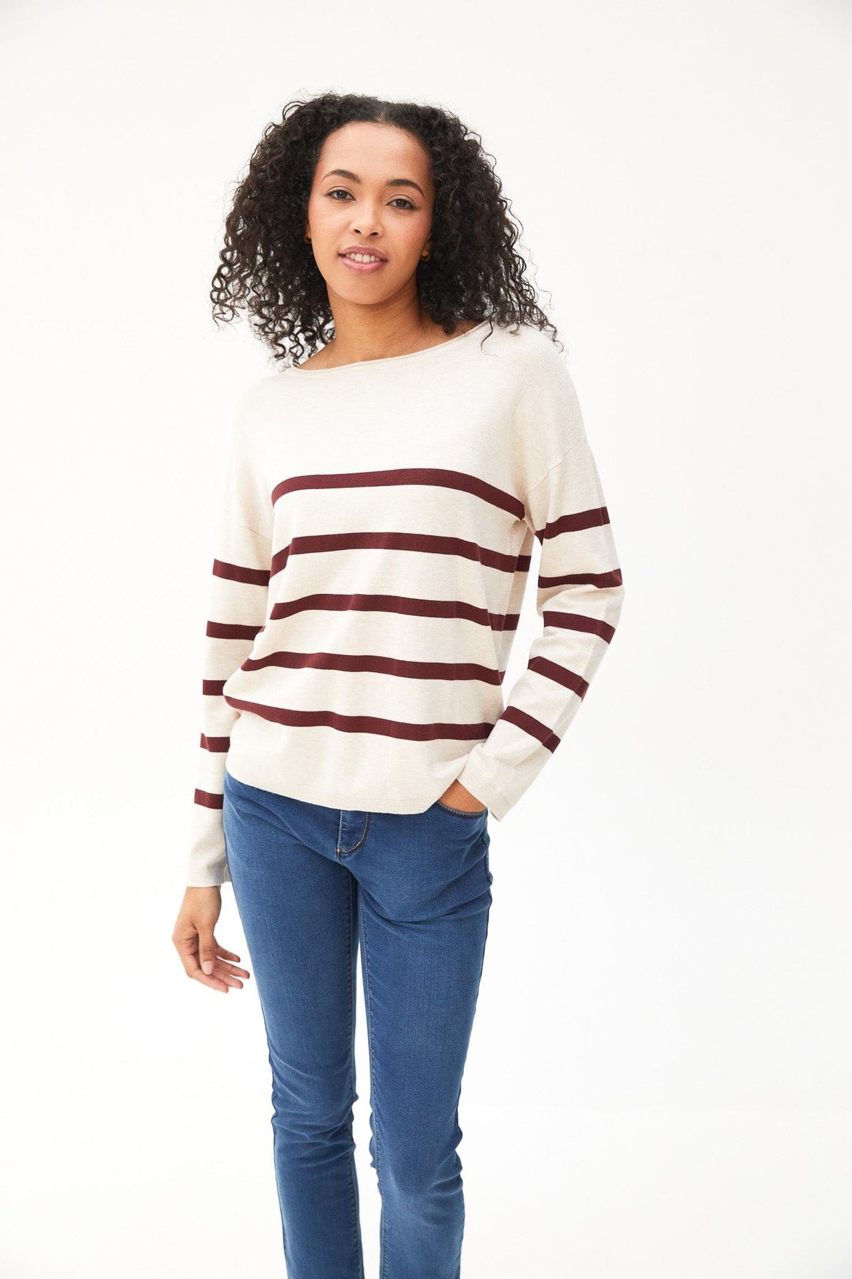 Kartner Thin Stripe Sweater