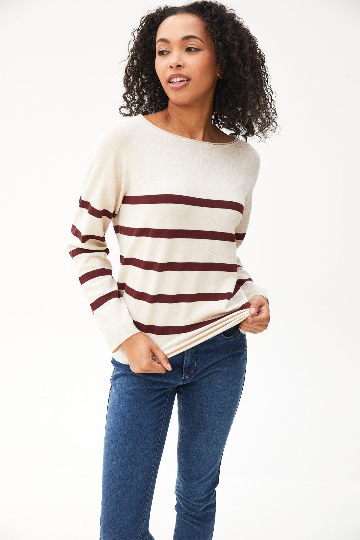 Kartner Thin Stripe Sweater
