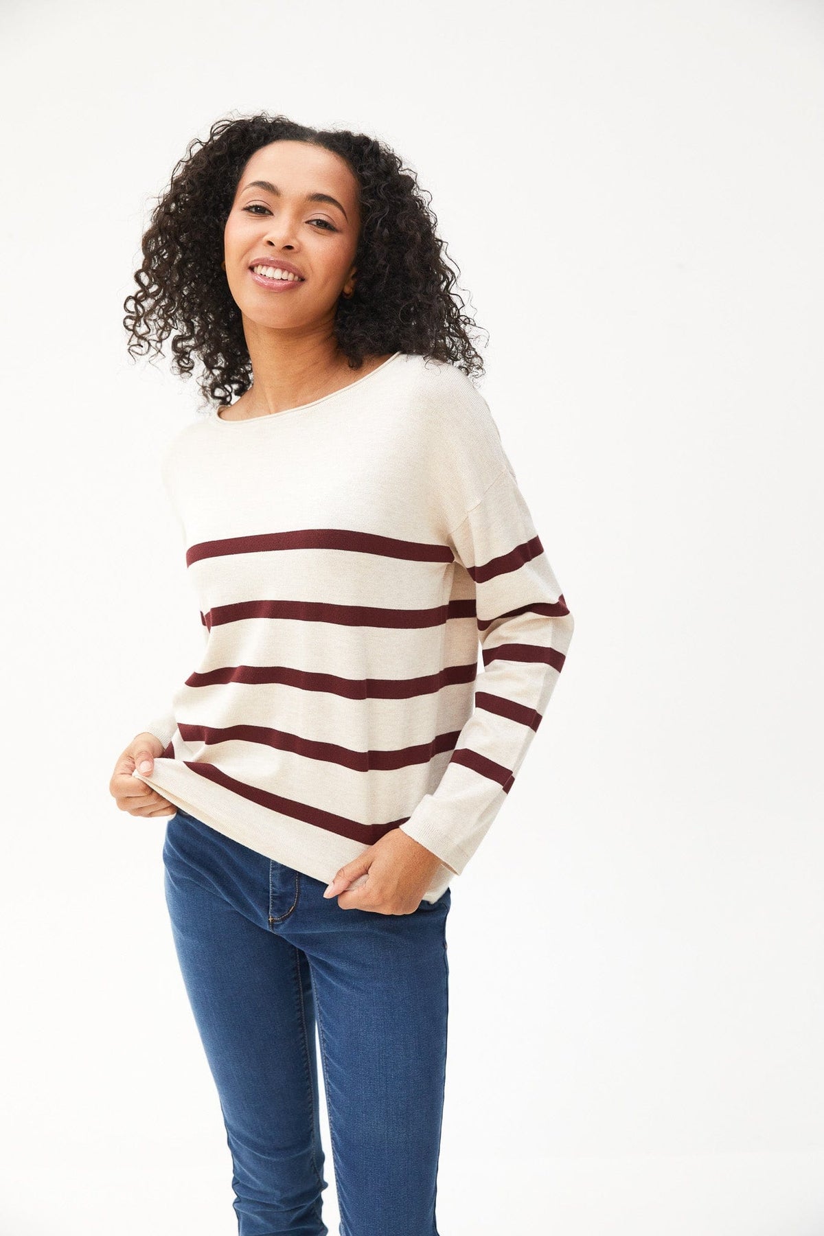 Kartner Thin Stripe Sweater