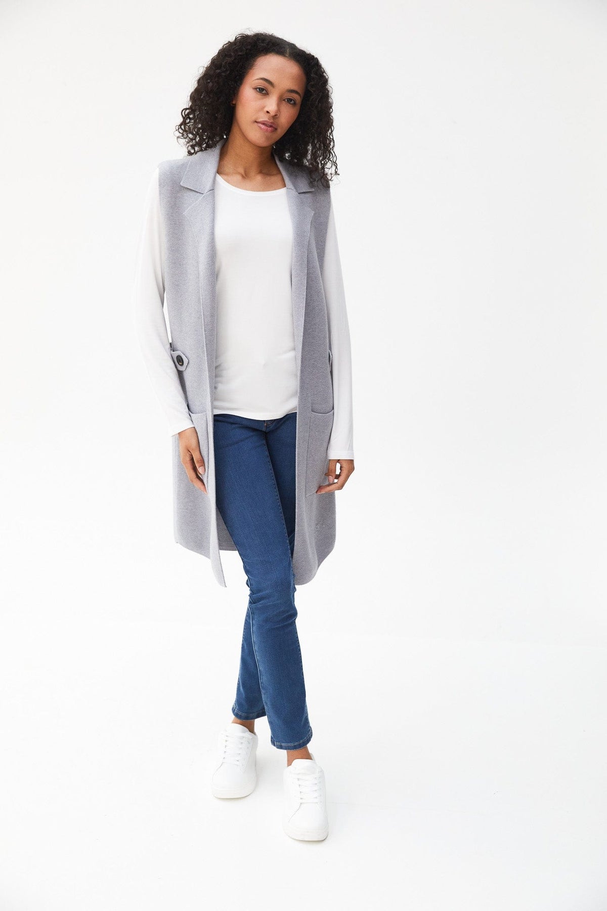 Kartner Rounded Hem Waistcoat