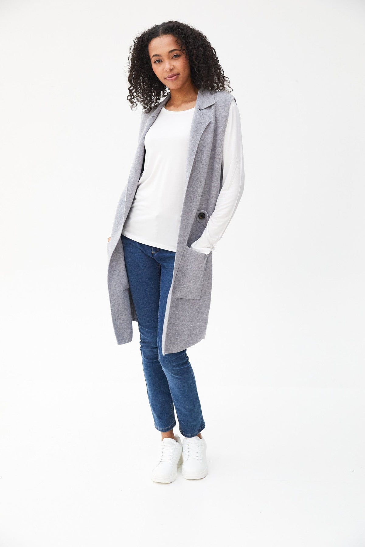 Kartner Rounded Hem Waistcoat