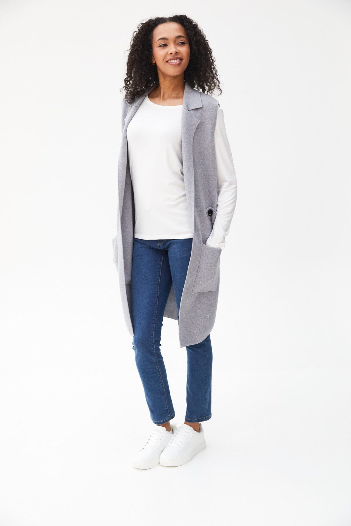 Kartner Rounded Hem Waistcoat