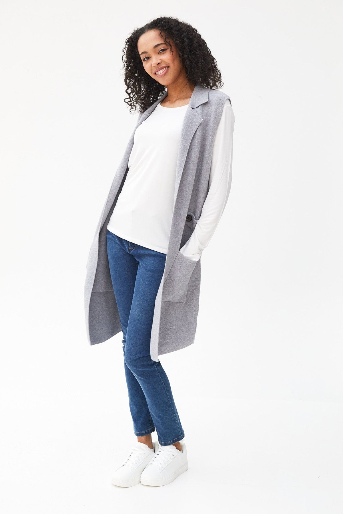 Kartner Rounded Hem Waistcoat