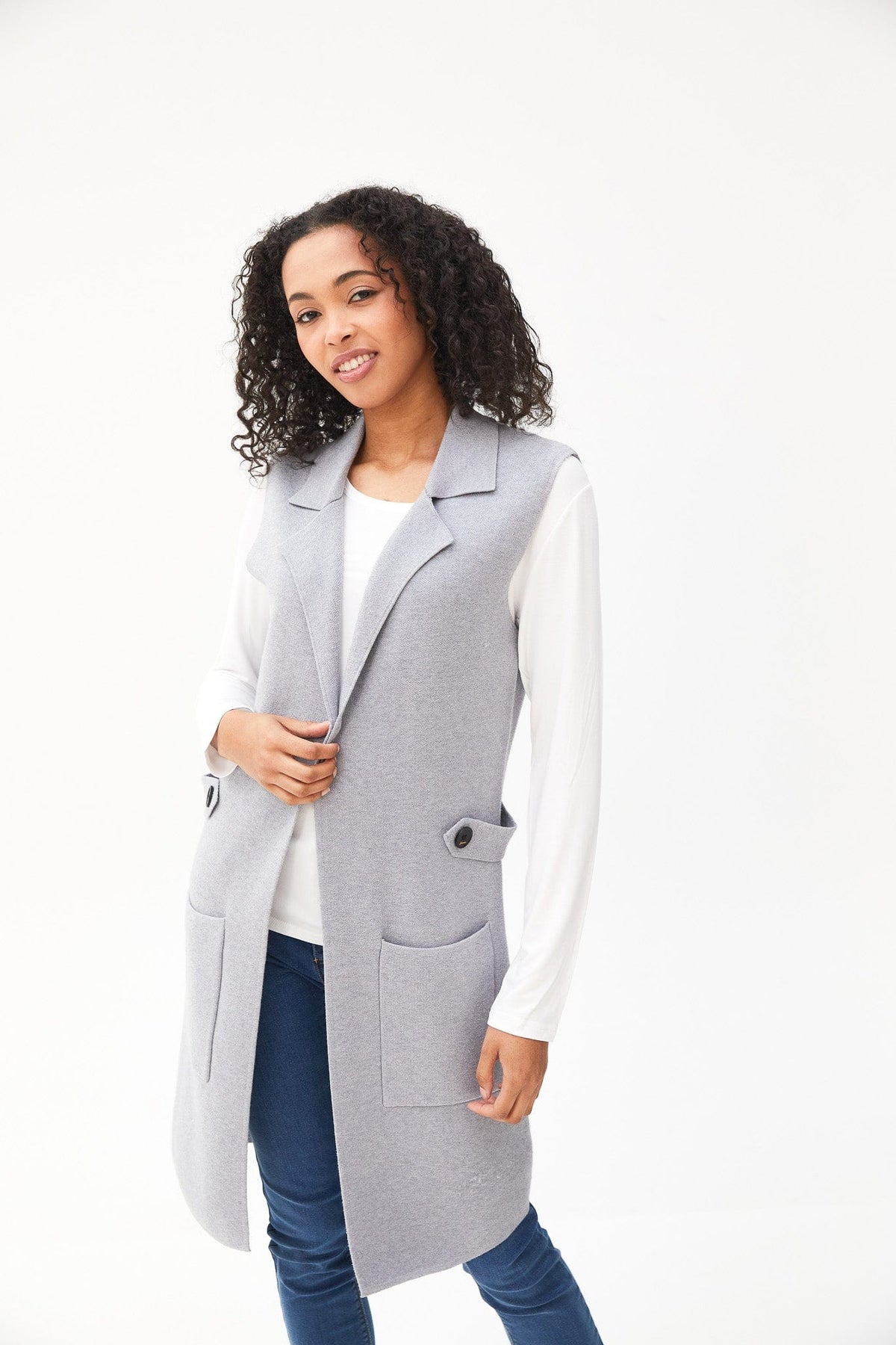 Kartner Rounded Hem Waistcoat