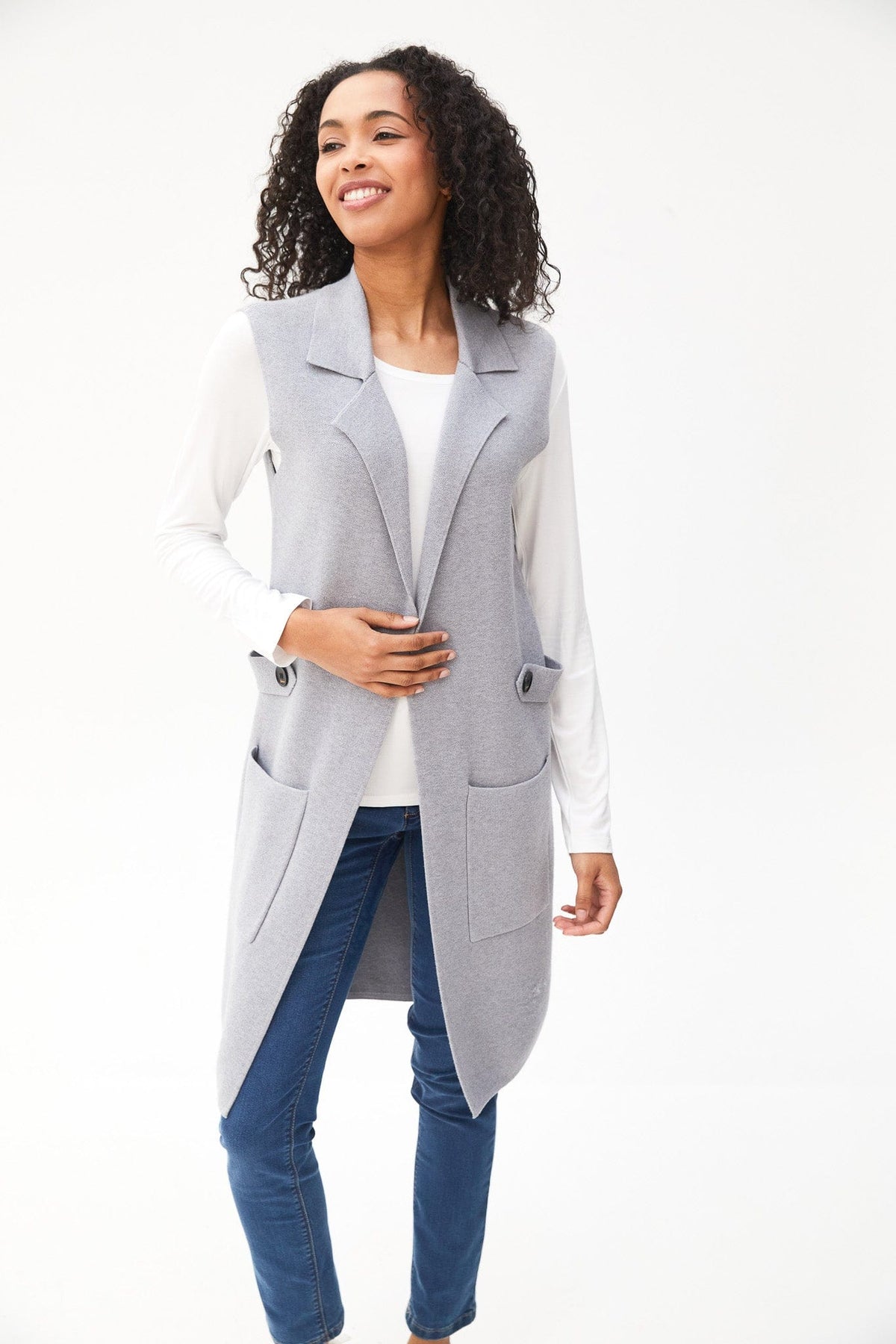 Kartner Rounded Hem Waistcoat