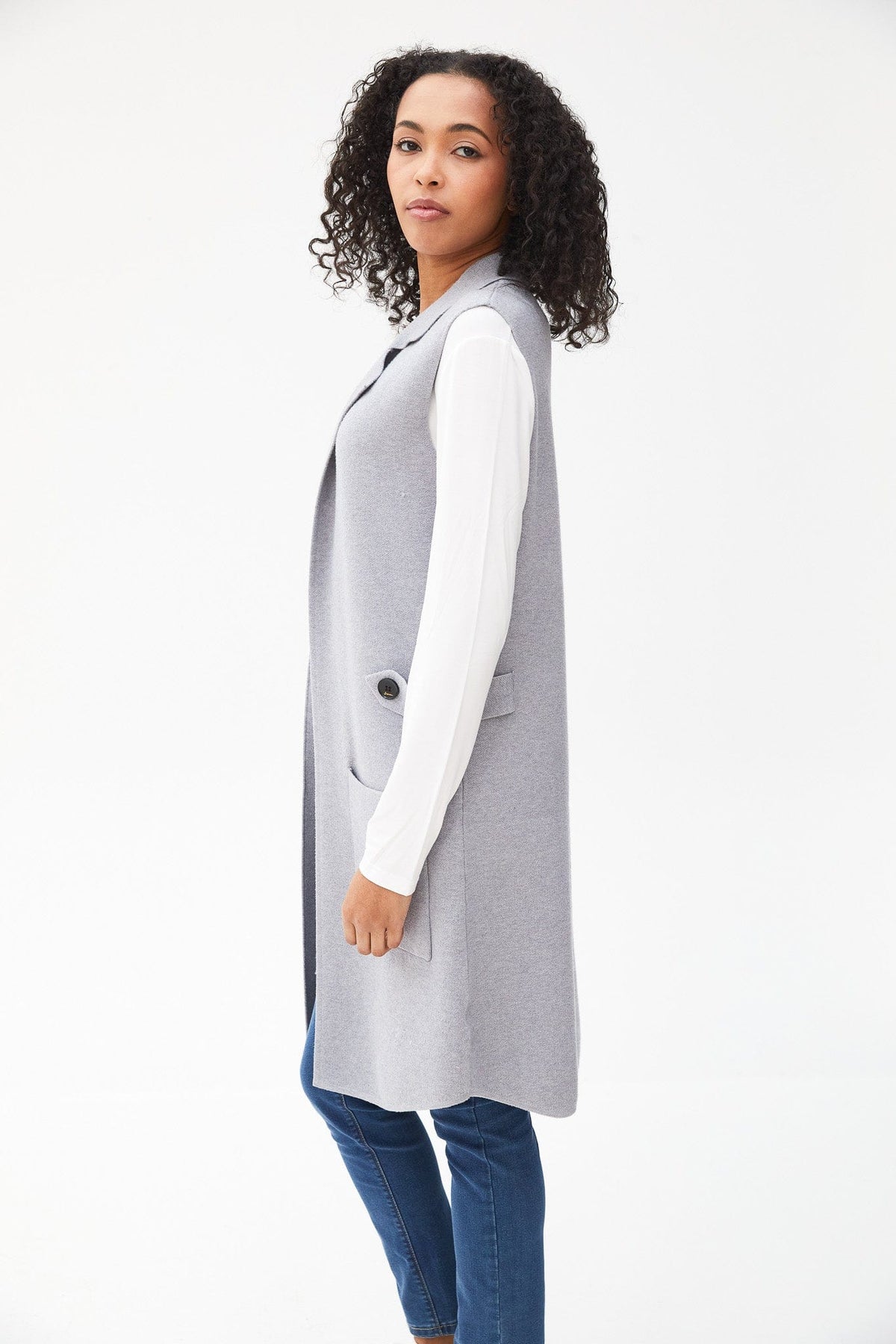 Kartner Rounded Hem Waistcoat