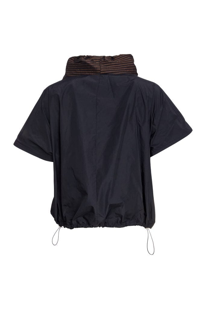 NAYA Striped Collar Top