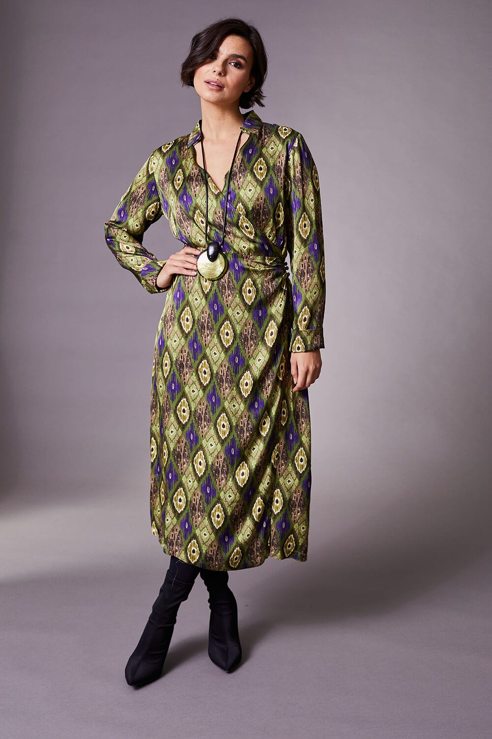 PERUZZI Colour Trim Dress main image 1
