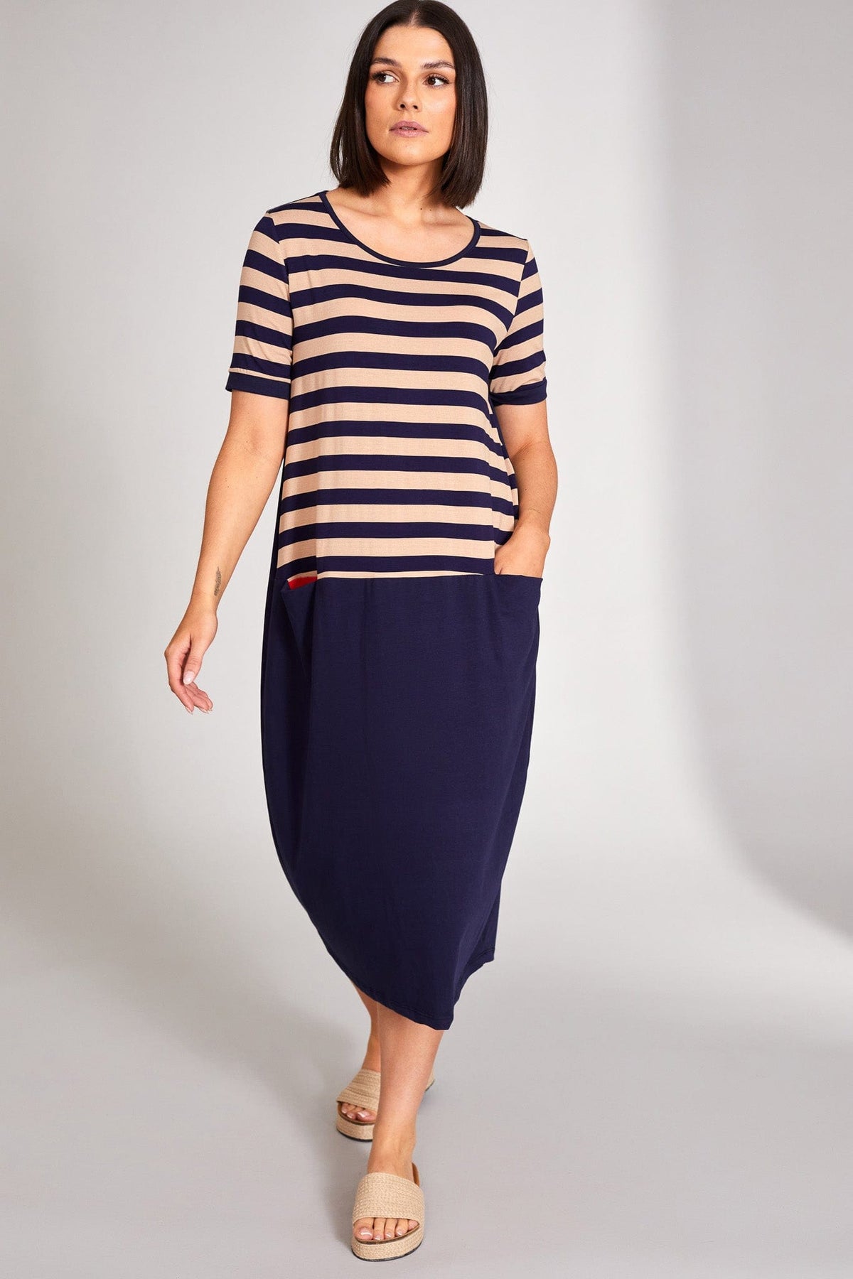 PERUZZI Stripe Dress