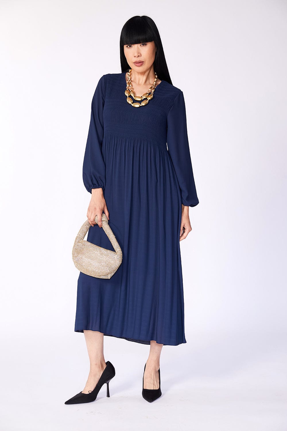 PERUZZI Colour Trim Dress