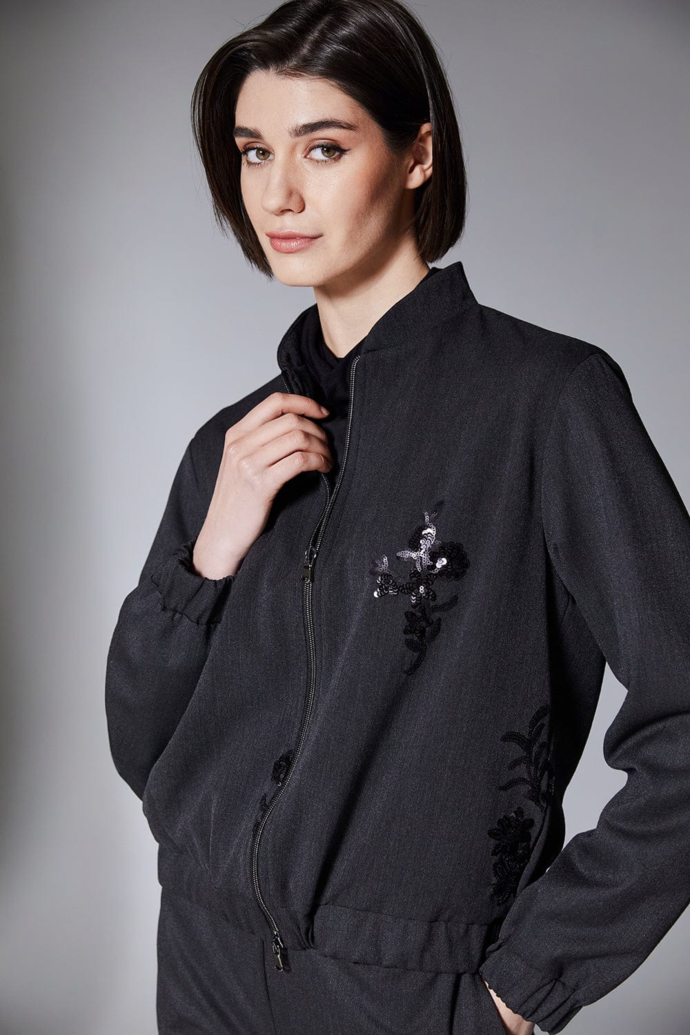 PERUZZI Sequin Applique Jacket