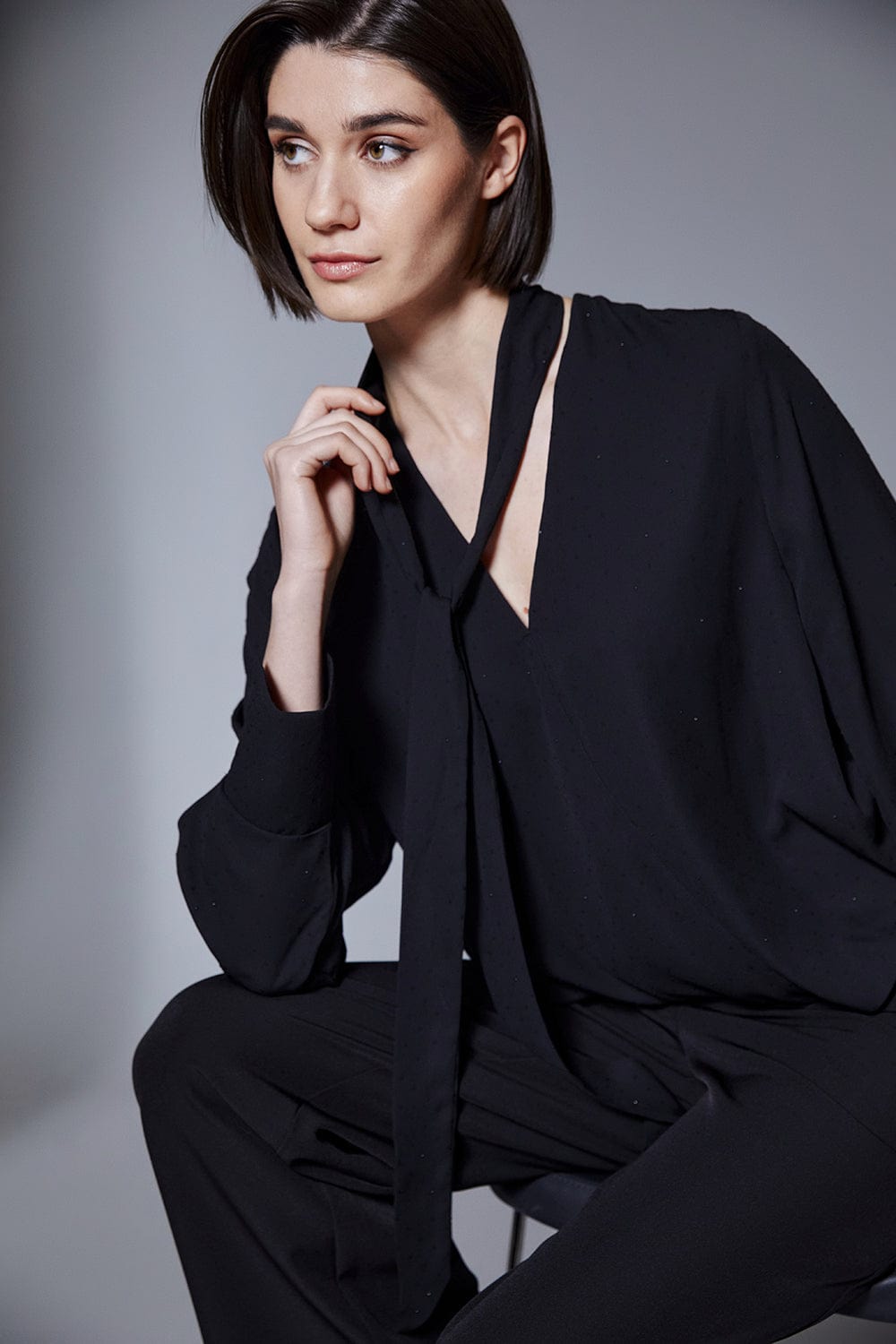 PERUZZI Cocktail Sparkle Blouse