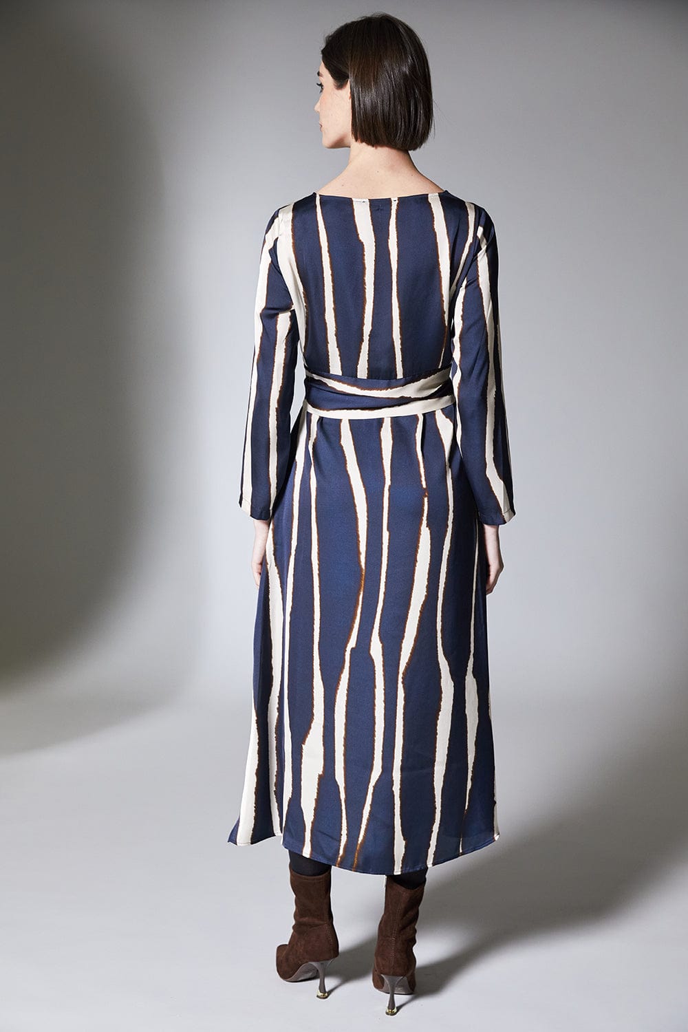 PERUZZI Wave Print Dress