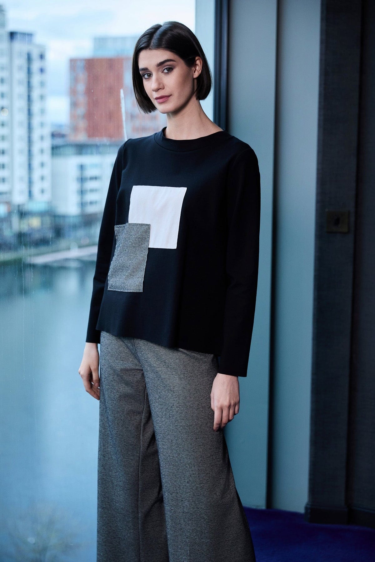PERUZZI Mini Houndstooth Trouser