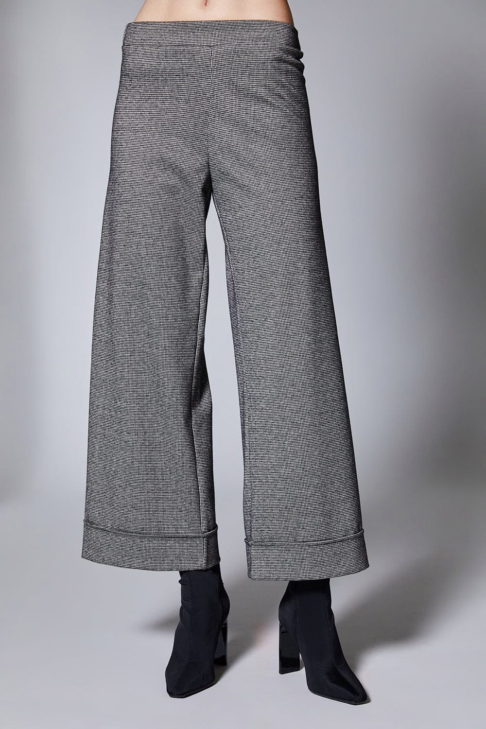 PERUZZI Houndstooth Turn Up Trouser