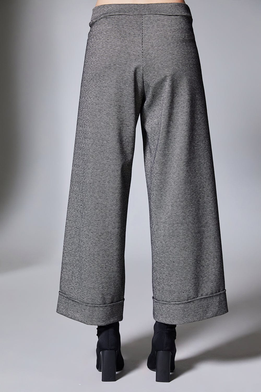 PERUZZI Houndstooth Turn Up Trouser