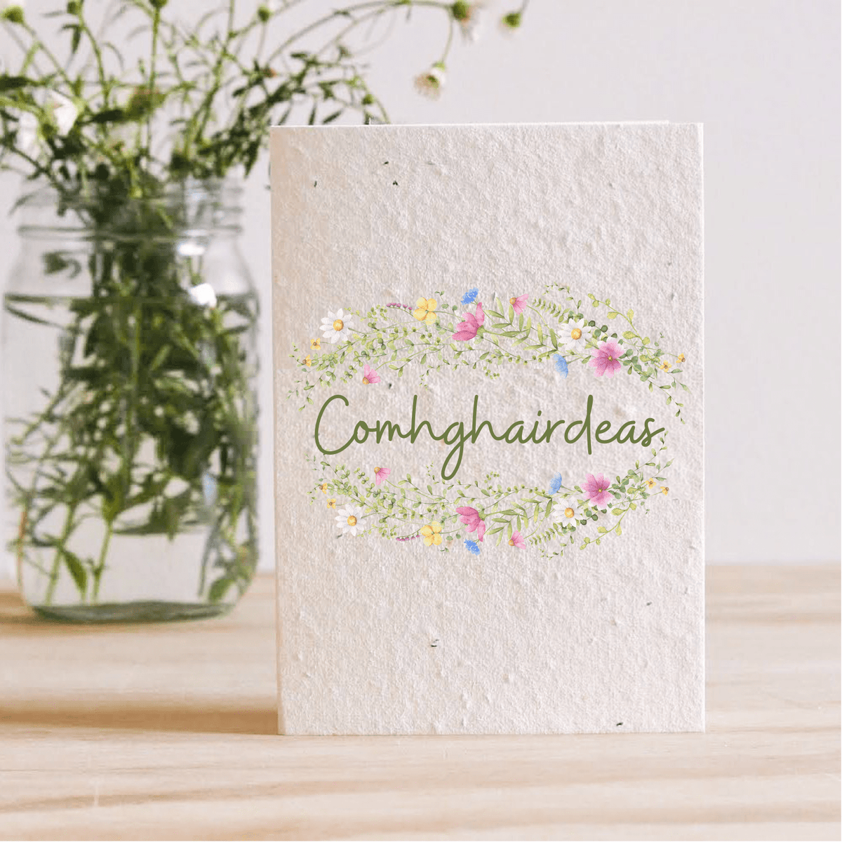 Comhghairdeas (Congratulations) Plantable Seed Card